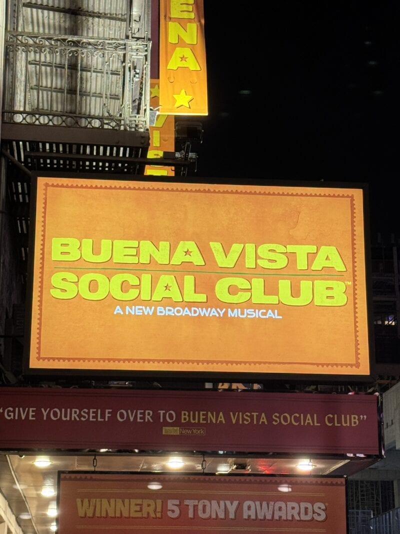 Buena Vista Social Club Broadway theatre experience in New York City