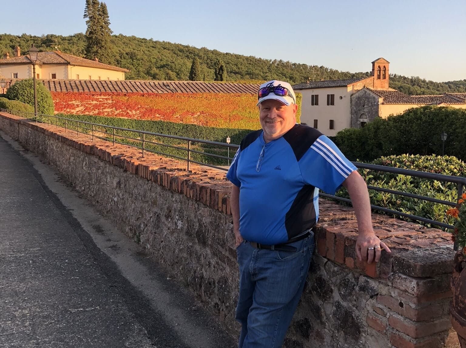 Traveling through Tuscany in Italy