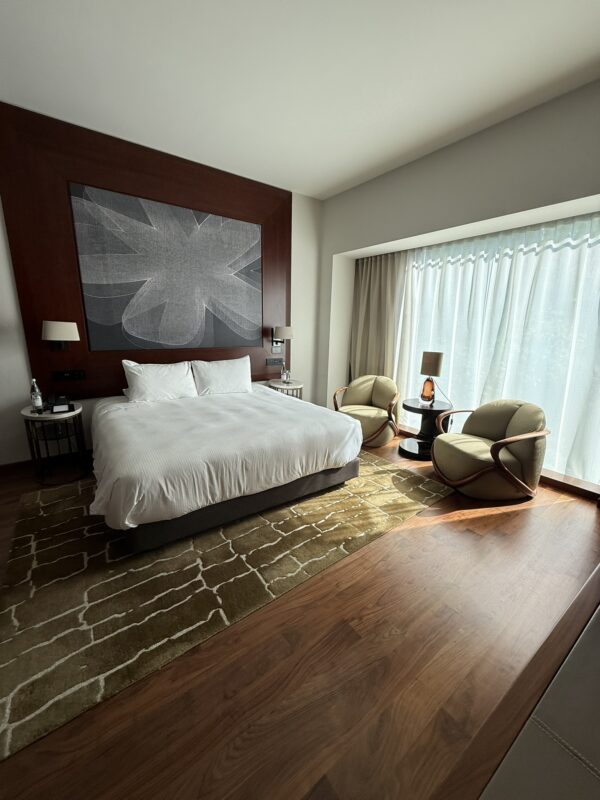 King suite at Park Hyatt Zurich booked with Hyatt points