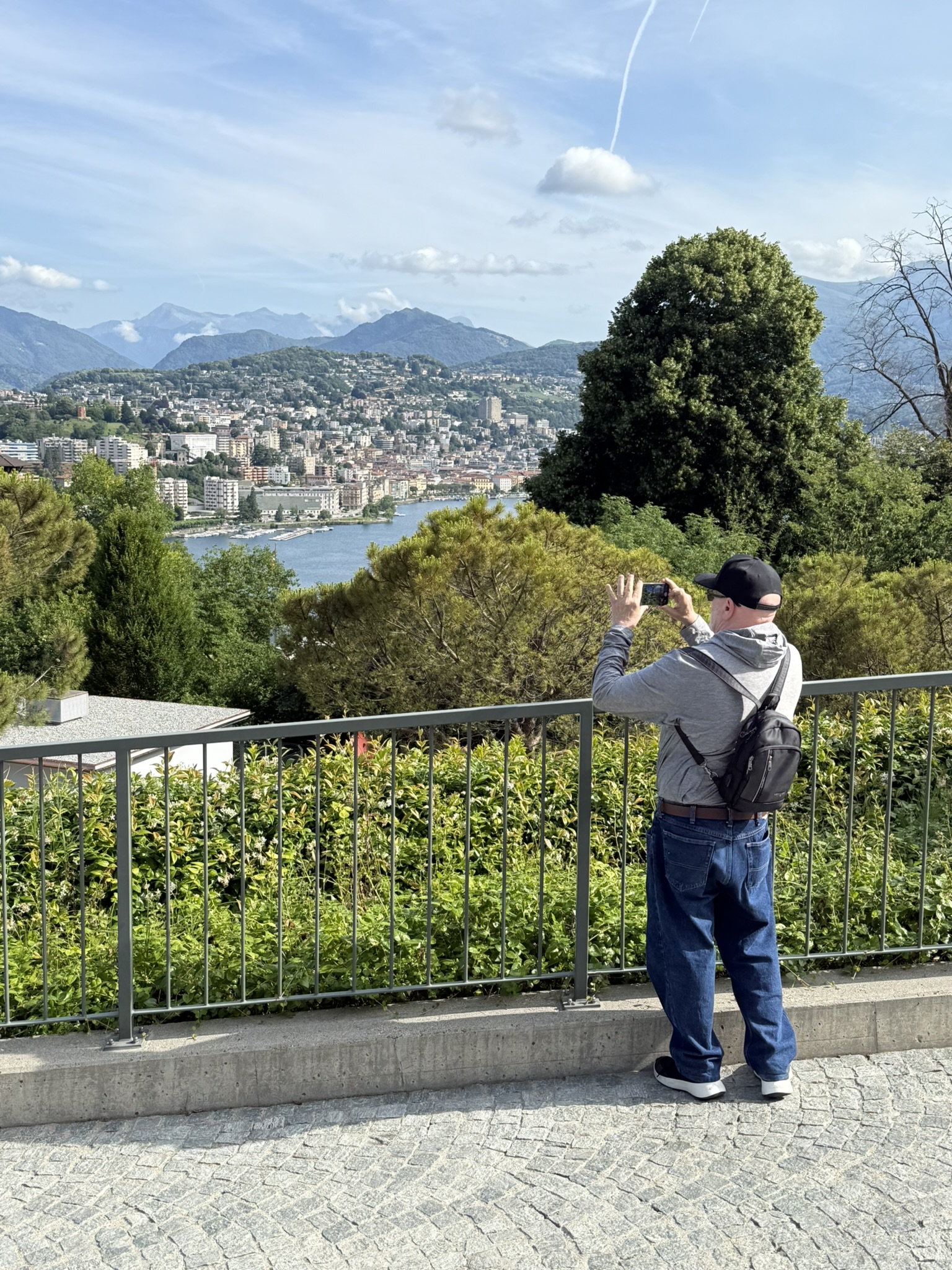 Views of Lugano Switzerland from Hilton The View