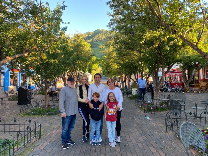 Family travel memories in Aspen Colorado