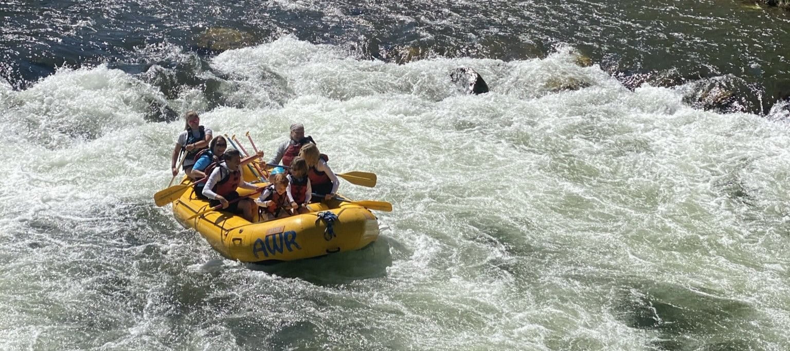 Family whitewater rafting vacation in Colorado
