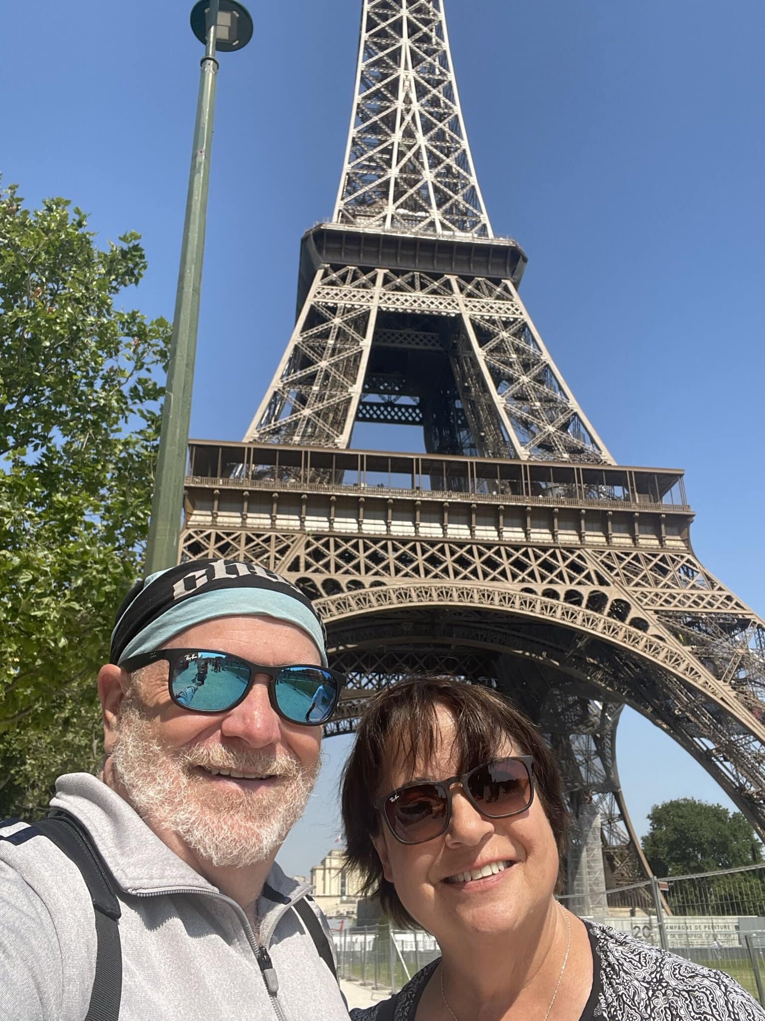 Eiffel Tower in Paris, France on a 48th anniversary trip