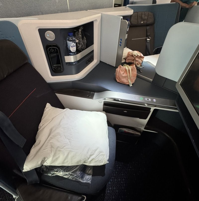 Air France aircraft representing nonstop international flight planning and award travel strategy for trips to Europe.