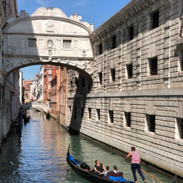 Bridge of Sighs in Venice, Italy, representing destination research and multi-city European trip planning