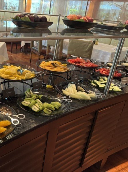 Fruit on the breakfast buffet at Park Hyatt Zurich