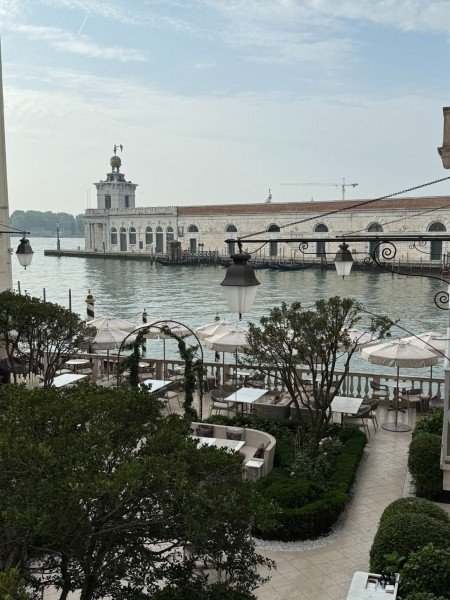Grand Canal view from our room at The St. Regis Venice