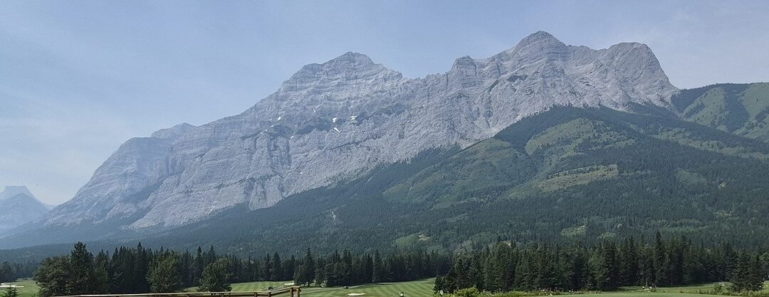 Canadian Rockies overlooking Kananaskis Country Golf Course